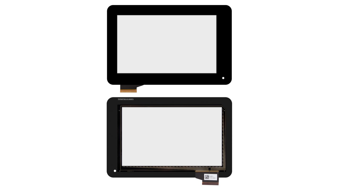 Сенсорний екран для Acer Iconia Tab B1-710, Iconia Tab B1-711, чорний,  #T070GFF08 V0 - Всі запчастини