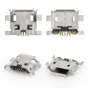 Конектор зарядки для мобільних телефонів, 7 pin, тип 7, micro USB тип B