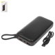 Power bank Baseus BS-P20KQ2B, 20000 мАч, Тип-C выход 5В 2,4A/9В 2A/12В 1,5A/15В 1,2A, USB тип-C вход 5В 3A/9В 2A/12В 1.5A/15В 1.2A, micro USB тип-B вход 5В 2,1А, 2 USB-выхода 3,6-6,5В 2,4A/6,5-9В 2A/9-12В 1,5A, 145 × 72 × 26 мм, черный, Quick Charge, #PPKC-A01