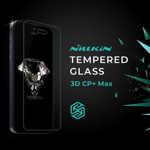 Защитное стекло Nillkin 3D CP+ Max для Huawei P20 Pro, 0,33 мм 9H, Анти отпечатки, 5D Full Glue, черный, #6902048156692