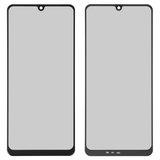 Скло корпуса для Samsung A315F/DS Galaxy A31, з ОСА-плівкою, чорне