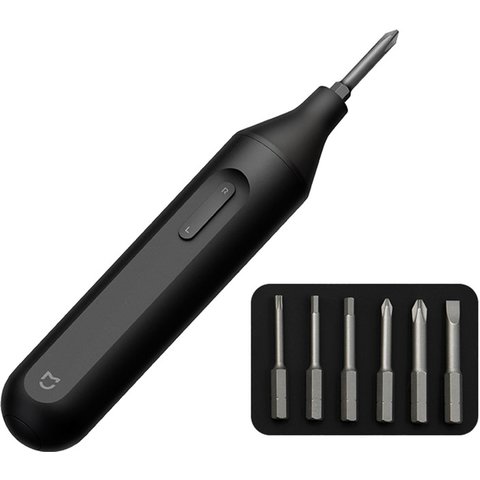 Электрическая отвертка Xiaomi Mi Home Mijia  Electric Screwdriver Black 6 в 1