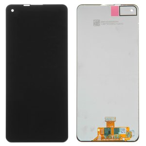 Дисплей для Samsung A217 Galaxy A21s, черный, без рамки, High Copy