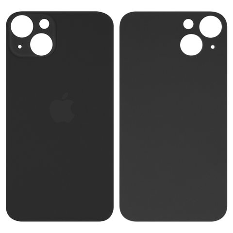 Задняя панель корпуса для iPhone 13, черная, не нужно снимать стекло камеры, big hole