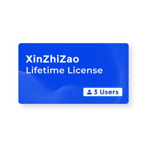 Лицензия XinZhiZao на неограниченный срок 3 пользователя 
