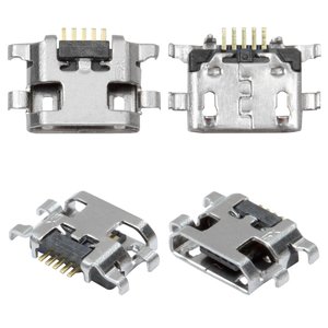 Конектор зарядки для Nokia 2.4, C31; Samsung A107 Galaxy A10s, A107F DS Galaxy A10s, 5 pin, micro USB тип B