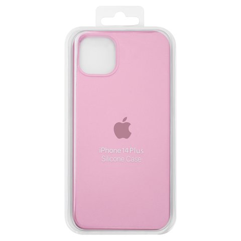 Чехол для iPhone 14 Plus, розовый, Original Soft Case, силикон, pink sand 19  full side