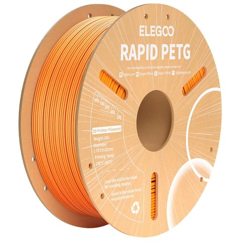 Філамент ELEGOO RAPID PETG, помаранчевий orange , 1 кг