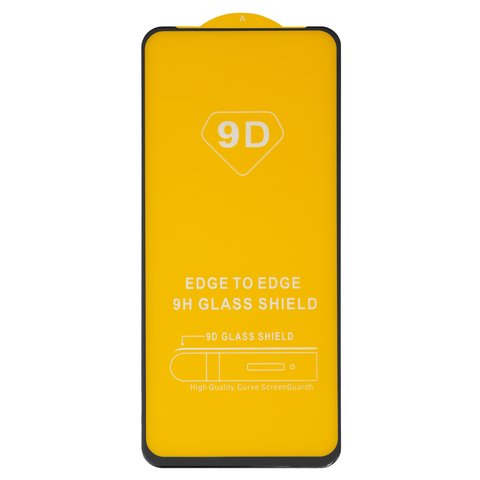Защитное стекло для Realme 12 5G RMX3999 , C67 4G, C67 5G, совместимо с чехлом, Full Glue, без упаковки , черный, cлой клея нанесен по всей поверхности