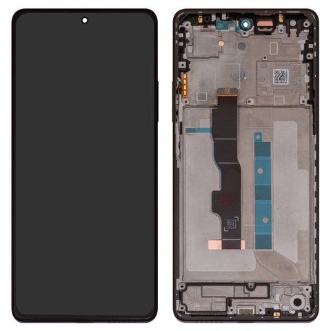 Дисплей для Xiaomi Redmi Note 13 5G, черный, с рамкой, High Copy, OLED 