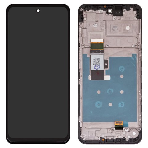 Дисплей для Motorola Moto G13, Moto G23 XT2333, чорний, з рамкою, Original PRC 