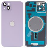 Задня панель корпуса для iPhone 14 Plus, фіолетова, із склом камери, High Copy, purple