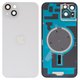 Задняя панель корпуса для iPhone 14 Plus, белая, со стеклом камеры, High Copy, starlight