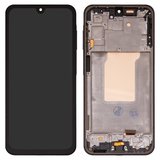 Дисплей для Samsung A266 Galaxy A26, чорний, з рамкою, High Copy, (OLED)