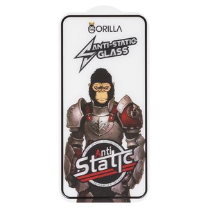 Защитное стекло Gorilla для Google Pixel 5, совместимо с чехлом, Full Glue, Anti Static, черный