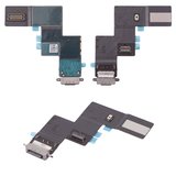 Шлейф для iPad Air 13 2024, iPad Air 13 2025, коннектора зарядки, серый, с компонентами, Original (PRC), space gray