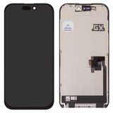 Дисплей для iPhone 16 Pro, черный, с рамкой, Copy, (TFT), GX In-Cell