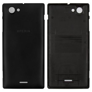Panel trasero de carcasa puede usarse con Sony ST26i Xperia J, negra