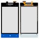 Touchscreen compatible with HTC A620e Windows Phone 8S, (dark blue)