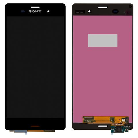 LCD compatible with Sony D6603 Xperia Z3, D6633 Xperia Z3 DS, D6643 Xperia Z3, D6653 Xperia Z3, black, Original PRC  