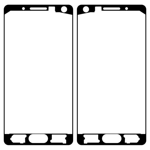 Etiqueta del cristal táctil del panel cinta adhesiva doble  puede usarse con Samsung A500F Galaxy A5, A500FU Galaxy A5, A500H Galaxy A5, A500M Galaxy A5