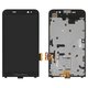 LCD compatible with Blackberry Z30, (black, 4G version, with frame)