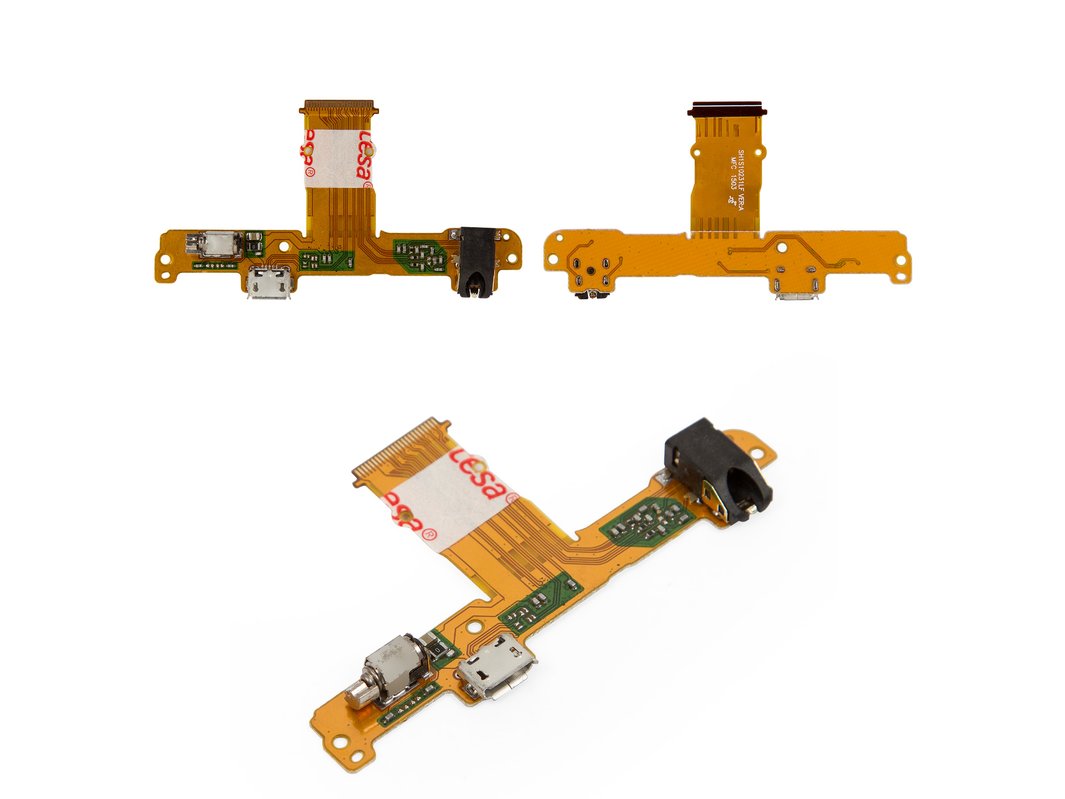 Flat compatible with Huawei MediaPad 10 (S10-231u), (charging with component, yellow) - All Spares