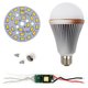 LED Light Bulb DIY Kit SQ-Q24 12 W (warm white, E27), Dimmable
