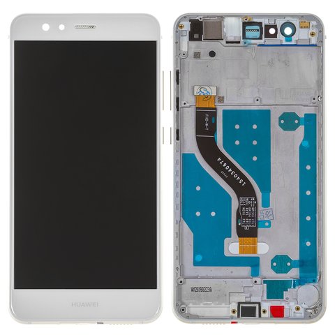 Pantalla LCD puede usarse con Huawei P10 Lite, blanco, con marco, Original PRC , WAS L21 WAS LX1 WAS LX1A