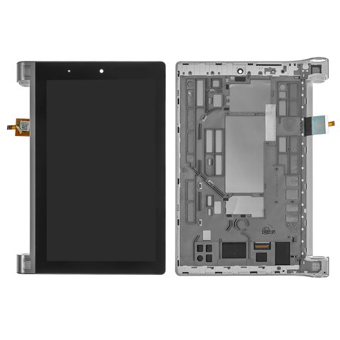 Дисплей для Lenovo Yoga Tablet 2 830, черный, с рамкой, android version, #MCF 080 1641 V3 CLAA080FP01 XG