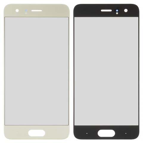 Housing Glass compatible with Huawei Honor 9, golden, STF L09, STF L19 