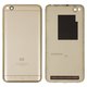 Housing Back Cover compatible with Xiaomi Redmi 5A, (golden, CN version (dual stand-by))