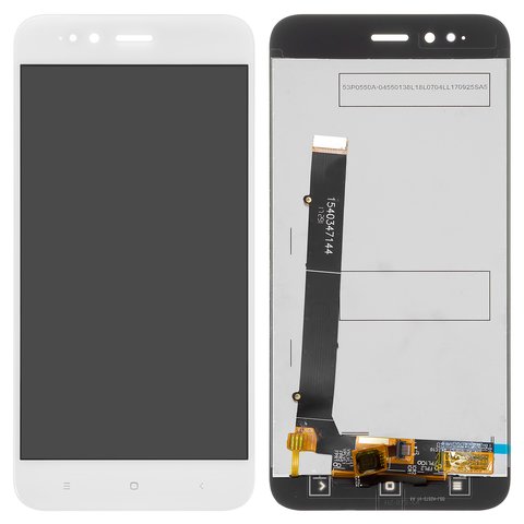 LCD compatible with Xiaomi Mi 5X, Mi A1, white, without frame, High Copy, MDG2, MDI2, MDE2 