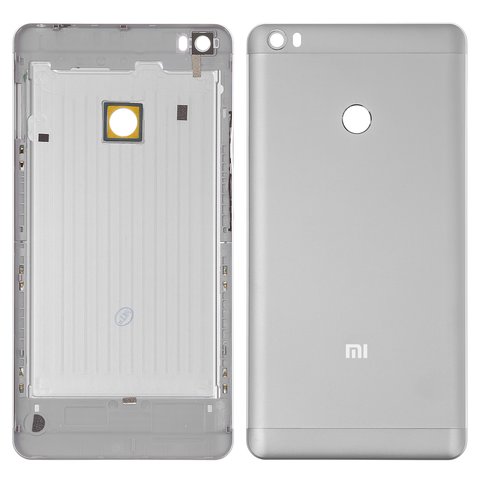 Panel trasero de carcasa puede usarse con Xiaomi Mi Max, plateada, blanco, Original PRC , 2016001, 2016002, 2016007