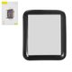 Vidrio de protección templado Baseus puede usarse con Apple Watch 42mm, 0,23 mm 9H, 5D Full Glue, negro, capa de adhesivo se extiende sobre toda la superficie del vidrio, #SGAPWA4-D01