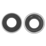 Camera Lens compatible with iPhone XR, (white, with frames)