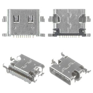 Charge Connector compatible with Sony G3212 Xperia XA1 Ultra Dual, G3221 Xperia XA1 Ultra, G3223 Xperia XA1 Ultra, G3226 Xperia XA1 Ultra Dual, 10 pin, USB type C 