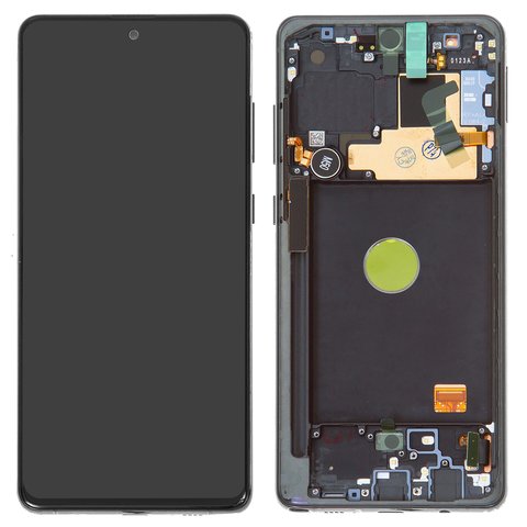 Дисплей для Samsung N770 Galaxy Note 10 Lite, черный, с рамкой, Original, сервисная упаковка, #GH82 22055A GH82 22193A GH82 22194A GH82 222192A