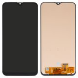 LCD compatible with Samsung A205 Galaxy A20, A205F/DS Galaxy A20, M107F/DS Galaxy M10s, (black, without frame, Copy, (TFT))