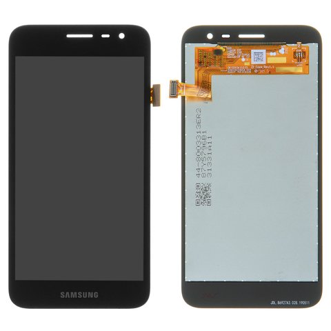 Дисплей для Samsung J260 Galaxy J2 Core, черный, без рамки, Оригинал переклеено стекло 