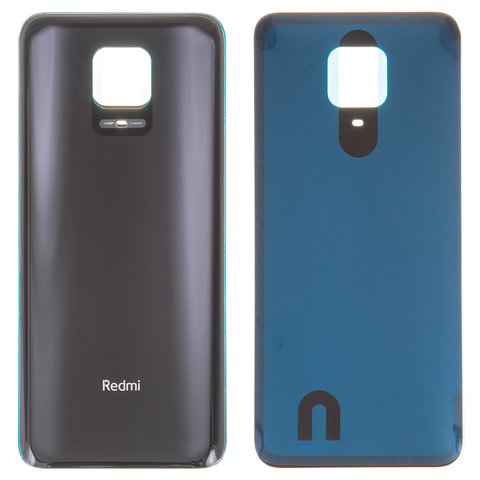 Panel trasero de carcasa puede usarse con Xiaomi Redmi Note 9S, gris, 48 MP, M2003J6A1G