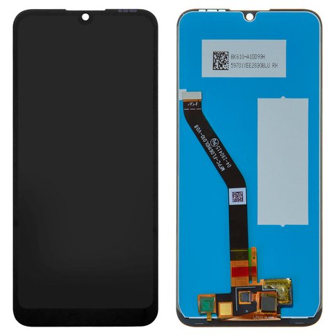LCD compatible with Huawei Honor 8A, Y6 2019 , Y6 Prime 2019 , Y6s 2019 , black, Logo Huawei, without frame, original change glass  , JAT LX3 JAT L41 