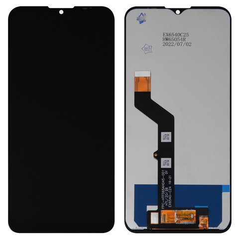 Pantalla LCD puede usarse con Motorola XT2083 Moto G9 Play, negro, sin marco, High Copy