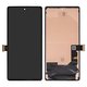 LCD compatible with Google Pixel 6, (black, with frame, High Copy, with wide edge, (OLED) GB7N6, G9S9B16)