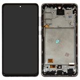 Дисплей для Samsung A725 Galaxy A72, A726 Galaxy A72 5G, черный, с рамкой, High Copy, original LCD size, (OLED)