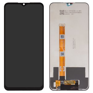 Pantalla LCD puede usarse con Realme C25, C25s, Narzo 50A; Oppo A16, A16s, A54s, negro, sin marco, Box  CPH2269, CPH2271, CPH2273, FPC HTF065H113 NT