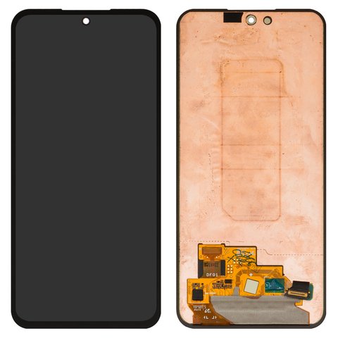 LCD compatible with Samsung A546 Galaxy A54 5G, black, without frame, original change glass 