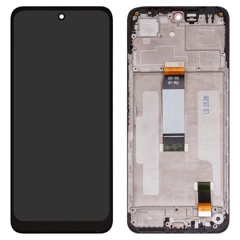 LCD compatible with Xiaomi Redmi 13, black, with frame, High Copy 