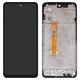LCD compatible with Oppo A80, (black, with frame, High Copy, CPH2639)