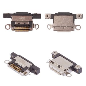 Charge Connector compatible with iPhone 16, iPhone 16 Plus, black, USB type C 